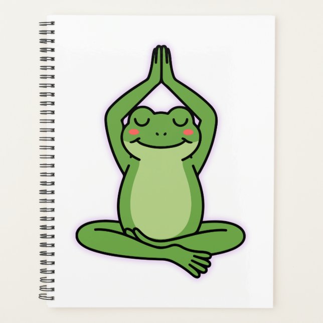 Agenda Fique Calmo, Fique Raro - Sapo De Meditação De Zen (Frente)