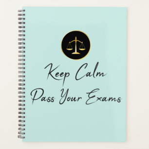 Agenda Fique Calmo. Passar Seus Exames