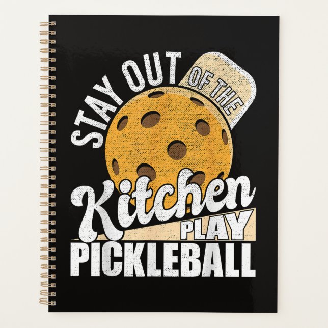 Agenda Fique Fora da Cozinha Jogue Pickleball (Frente)