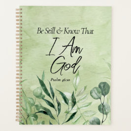 Agenda Fique quieto e saiba que sou DEUS