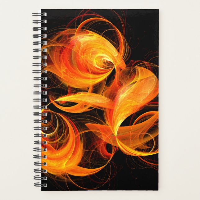 Agenda Fireball Abstrato Art (Frente)