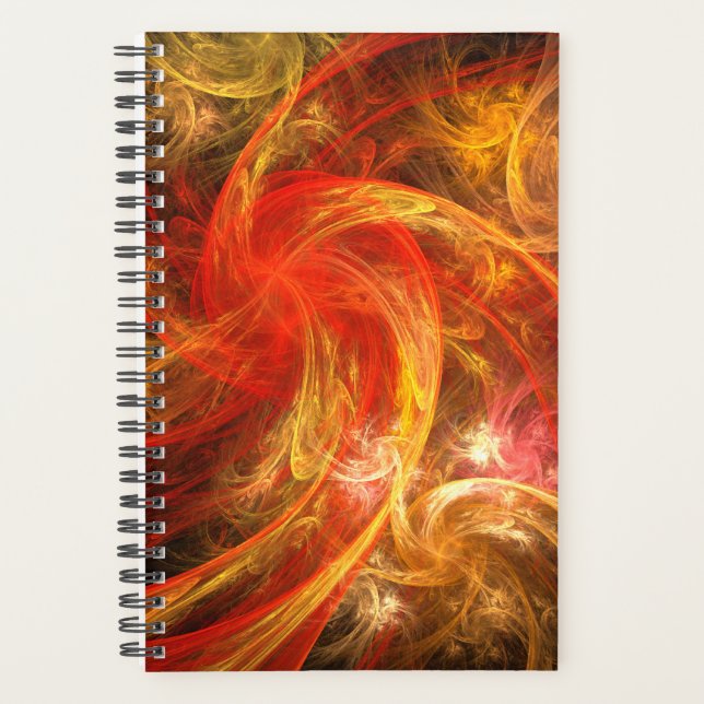 Agenda Firestorm Nova Abstrato Art (Frente)