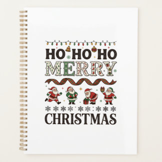 Agenda Fita Xadrez do Papai Noel Ho Feliz Natal