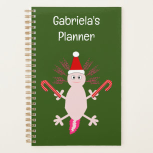 Agenda Fixe de Natal Axolotl Personalizado