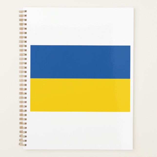 Agenda Flag of Ukraine Button Planner (Frente)