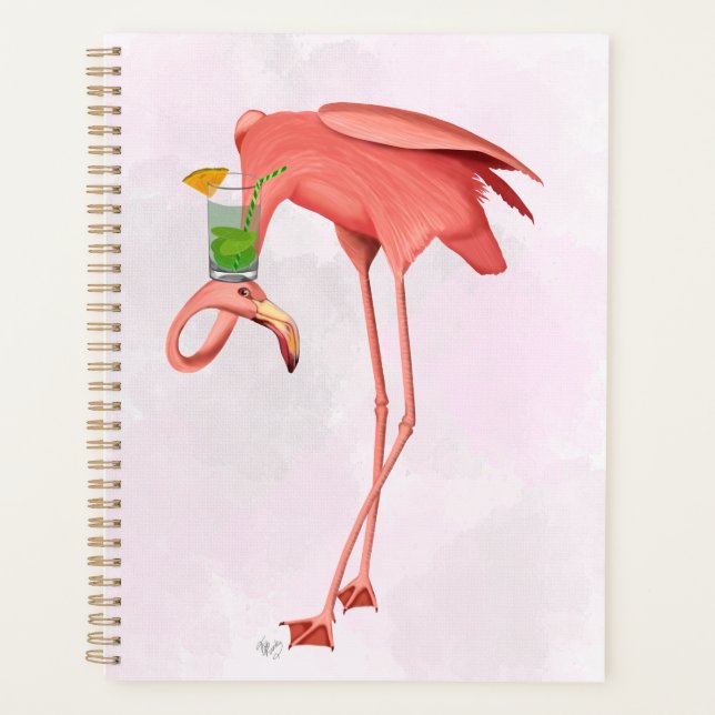 Agenda Flamingo com coquetel (Frente)