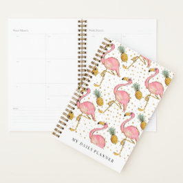 Agenda Flamingo Rosa Personalizado