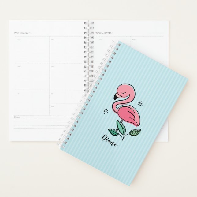 Agenda Flamingos bonito Rosa (Exibição)