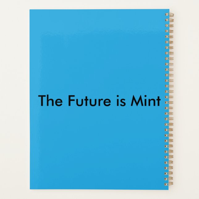 Agenda Flat Sky Blue Background for Web & Print (Verso)