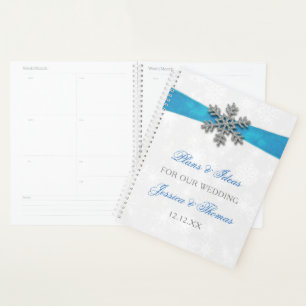 Agenda Floco de neve diamante e Casamento no inverno de f