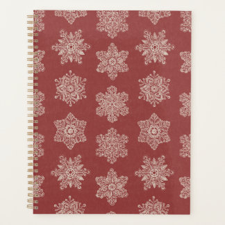 Agenda Flocos de Neve Delicados de Inverno - Natal Sofist