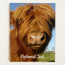 Agenda Floffy Scottish Highland Cow - Blue Sky