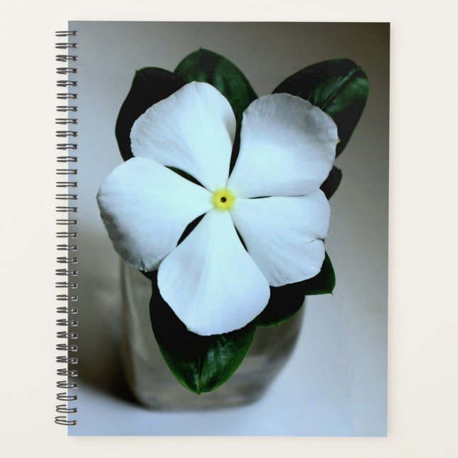 Agenda Flor branca (Frente)