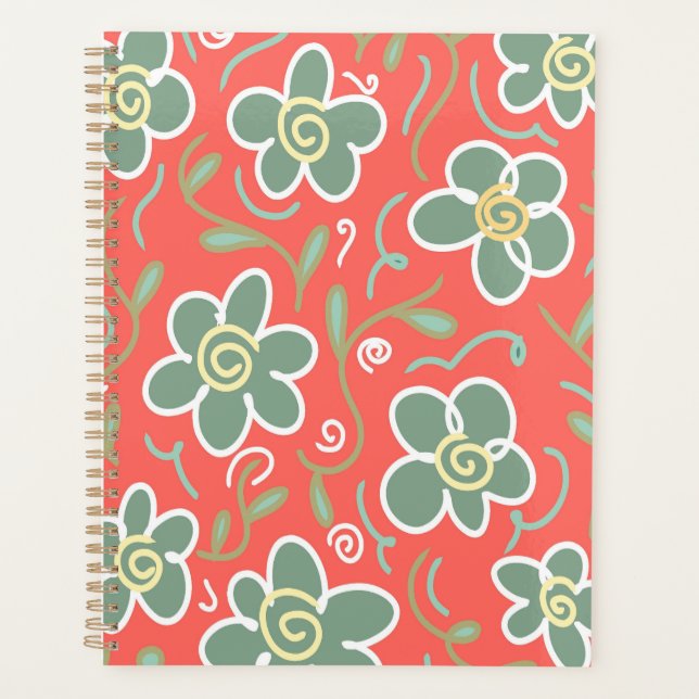 Agenda Flor Colorida (Frente)