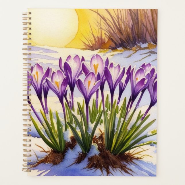 Agenda Flor Crocus (Frente)