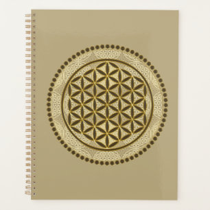 Agenda FLOR DA VIDA - Arte de Símbolo da Geometria Sagrad