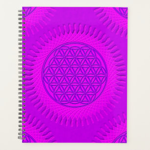 Agenda Flor Da Vida - sol - padrão contínuo 3