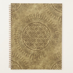 Agenda Flor Da Vida - sol - padrão contínuo 4