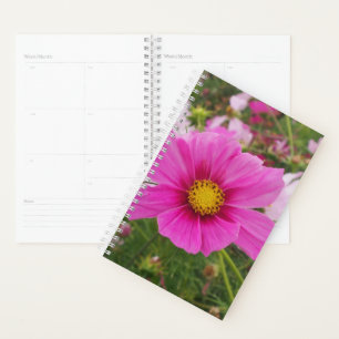 Agenda Flor de Cosmos Rosa Bonita