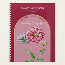 Flor de Nascimento Personalizado Mês de Novembro C