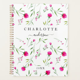 Agenda Flor moderna, simples, elegante