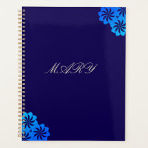 Flor Personalizada Azul