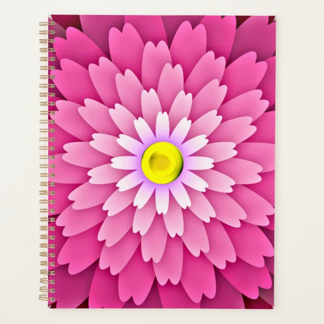Agenda Flor Rosa-64655 (Frente)