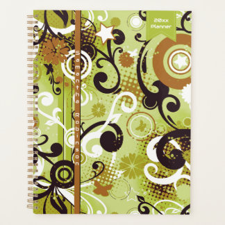Agenda Florais Frutiger Metro Verde