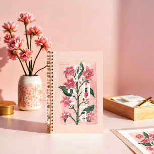 Agenda Florais Rosa Girly Bright 2025