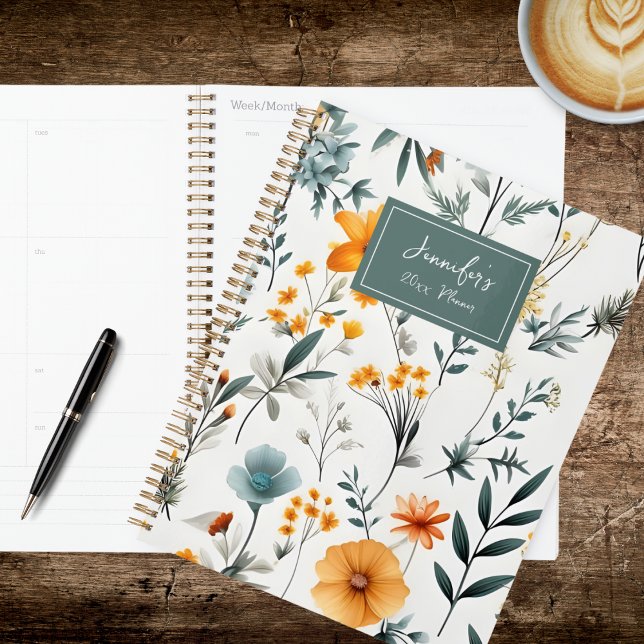 Agenda Floral Boêmio  (Criador carregado)