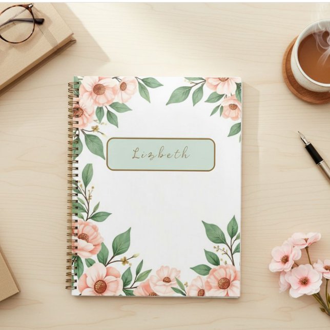 Agenda Floral Diary, 2025-2026 Planner (Criador carregado)