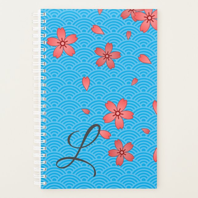 Agenda Floral do Flor de Cereja Japonês (Frente)