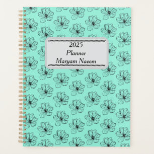 Agenda Floral Fantasy Seamless Planner Design