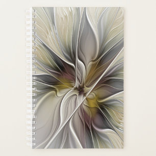Agenda Floral Fractal, Fantasia Flor com Cores da Terra