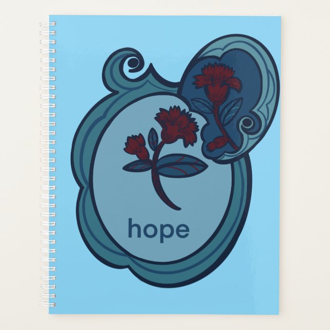 Agenda Floral Hope Daily planner&planner&Notes Journal (Frente)