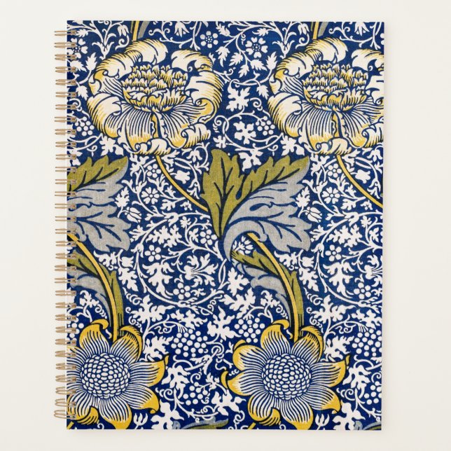 Agenda Floral Planner William Morris Art (Frente)