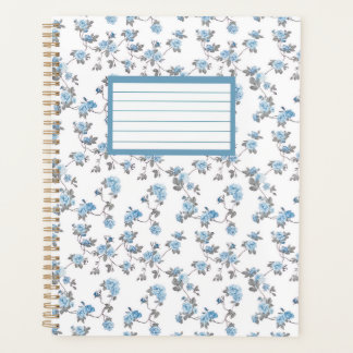 Agenda floral print Spiral Notebook planner