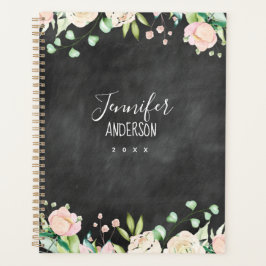 Agenda Floral rosa-quadro