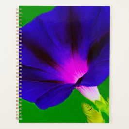 Agenda Floral Roxo-Rosa Vibrante