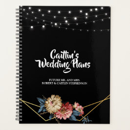 Agenda Floral Rustic Magnolia String Ligh Weder Planeador