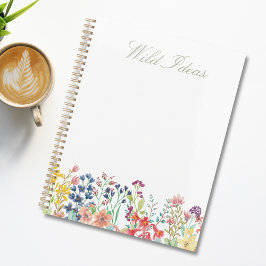 Agenda Floral Silvestre Colorido Aquarela Fofo 