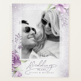 Agenda Floral Sparkles Wedding Mauve ID889