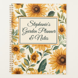 Agenda Floral Sunflower Amarelo