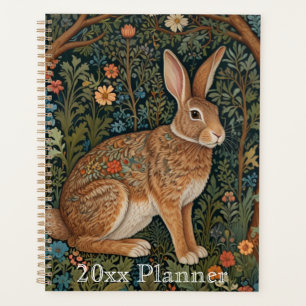 Agenda Florença de coelho retro-boho
