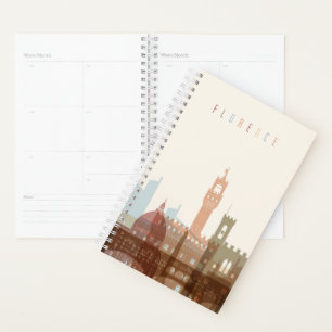 Agenda Florença, Itália Linha Skyline Cidade
