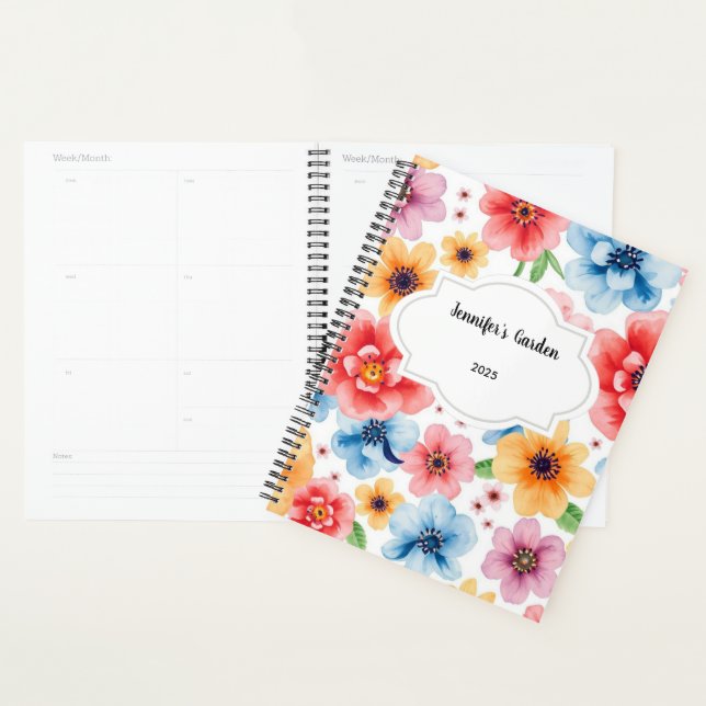 Agenda Flores aquáticas padrão jardim pessoal (Exibição)