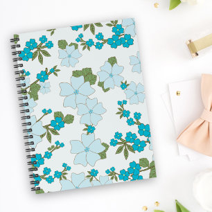 Agenda Flores Azuis, Padrão Floral, Padrão De Flores