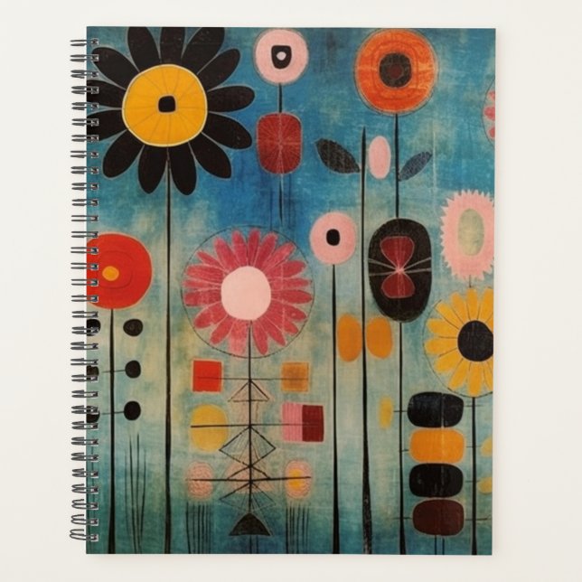 Agenda Flores Boêmias Coloridas (Frente)