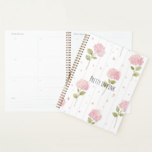 Agenda Flores Bonitas de Cor-de-Rosa