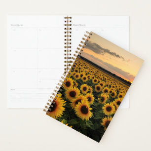 Agenda Flores Campo de girassol